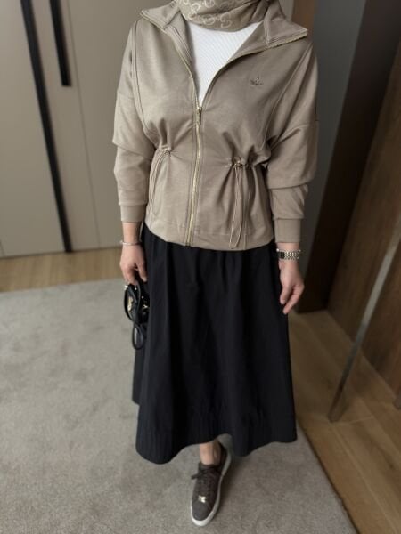 Bym belden büzgülü hırka