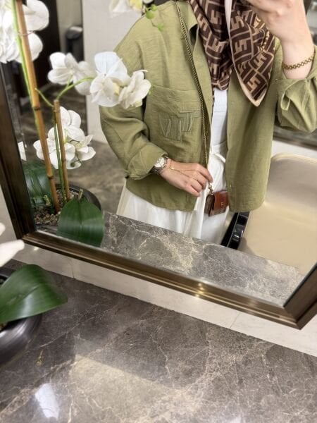 Tw*ist gömlek yeşil