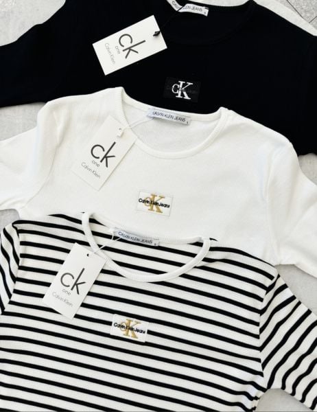 Ck uzun kollu beyaz badi