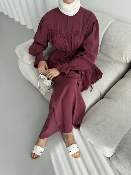 Bağlamalı Modal Takım / BORDO