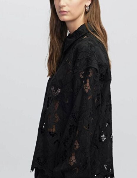 İpkyl Brode gömlek siyah