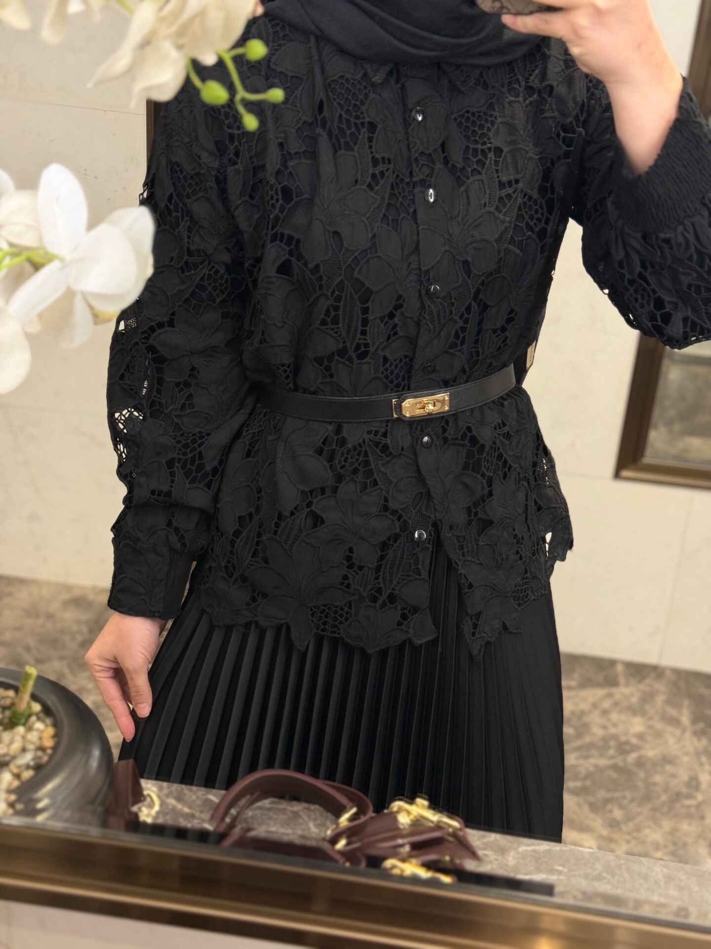 İpkyl Brode gömlek siyah