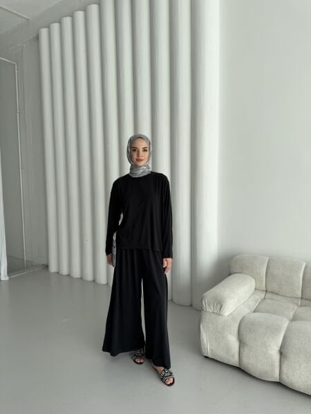 Bol Paça Oysho Takım/ Siyah