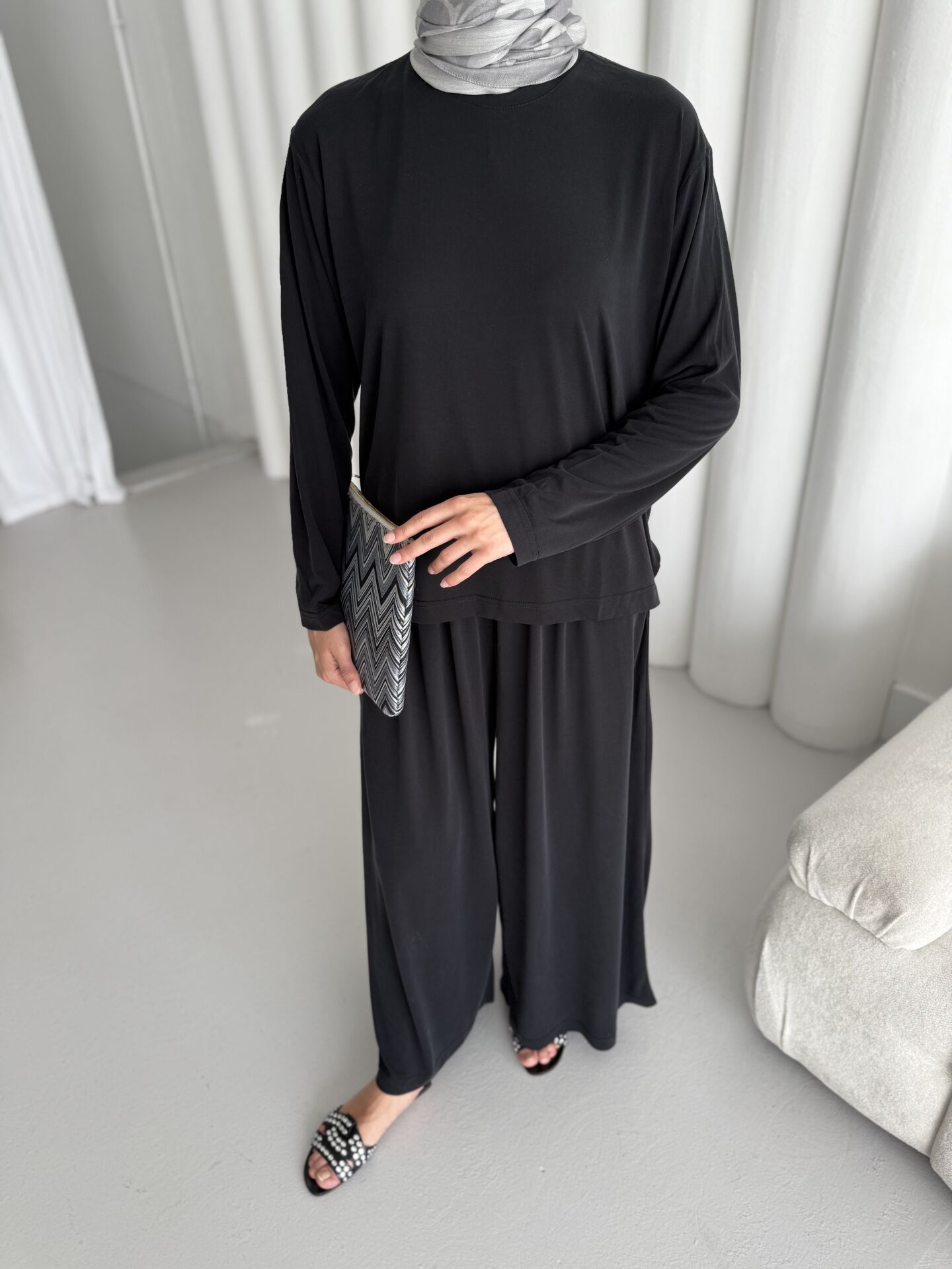 Bol Paça Oysho Takım/ Siyah