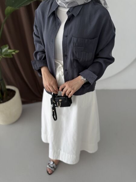 Tw*ist Gömlek Antrasit