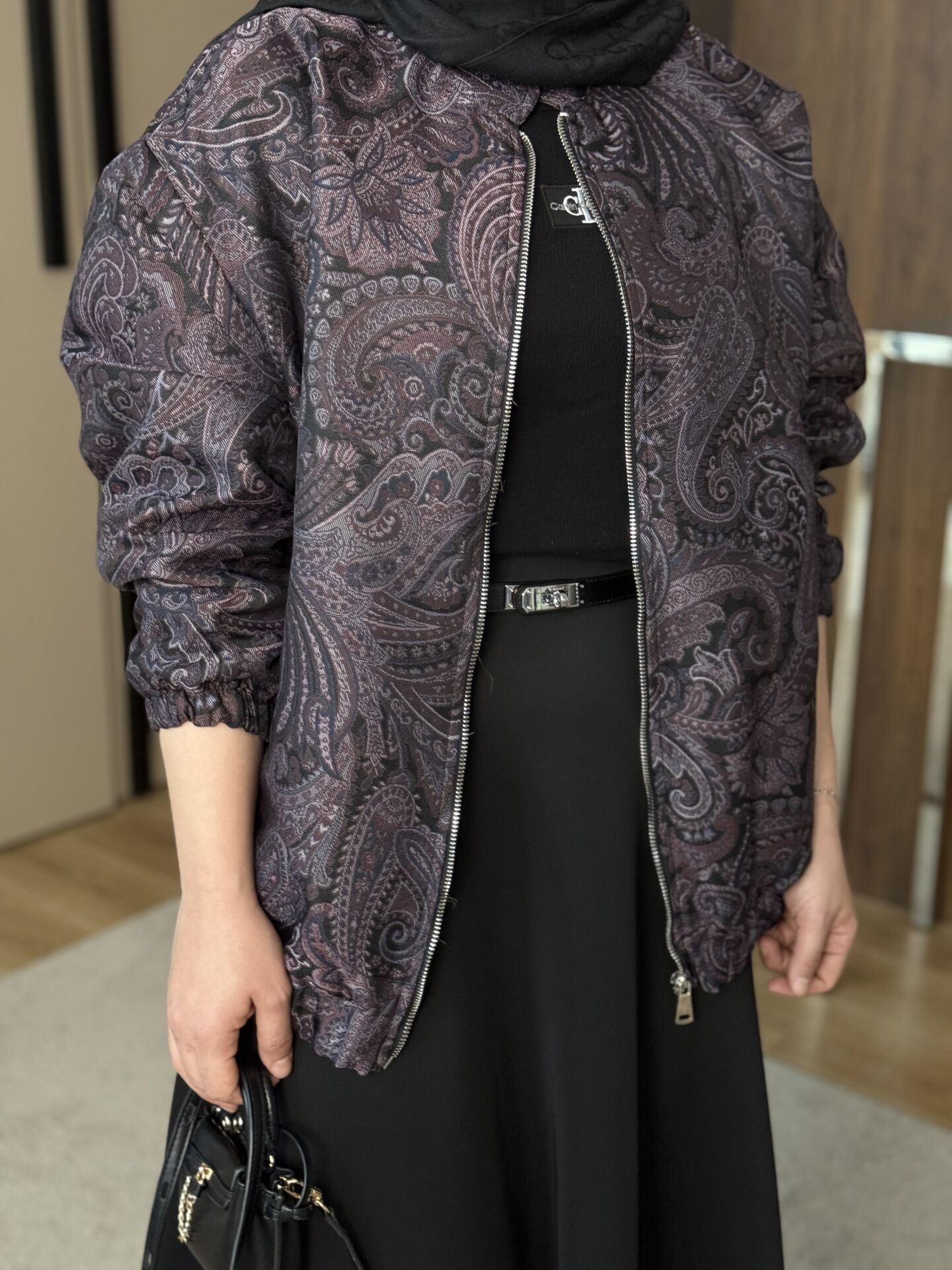 Etro Desen Bomber Ceket