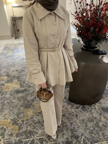Lena Takım Bej