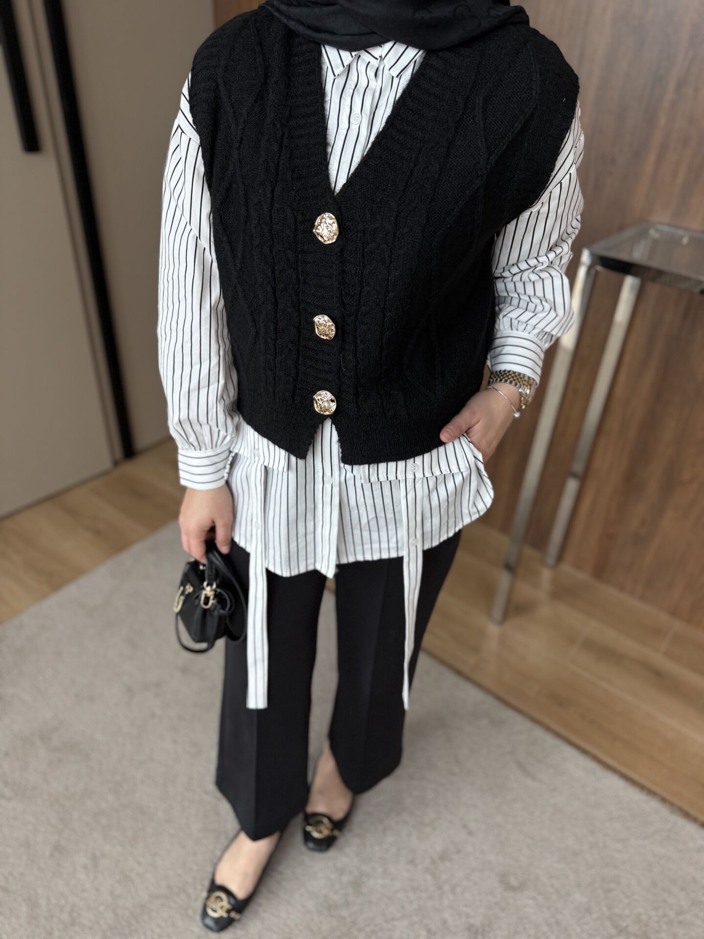 Tw*st Süveter Detaylı Gömlek