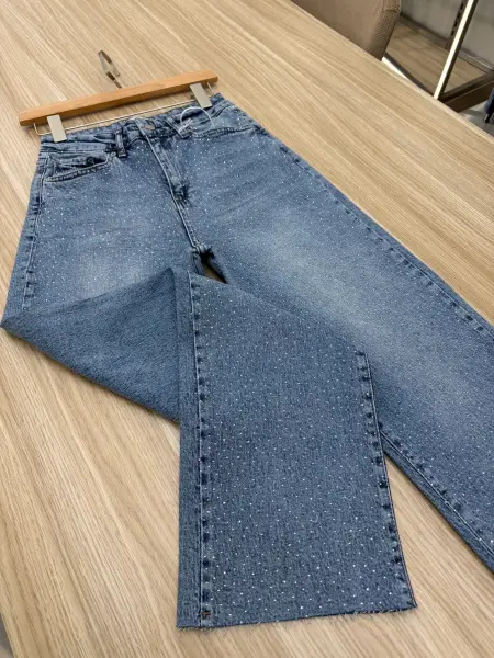Taşlı yeni jean