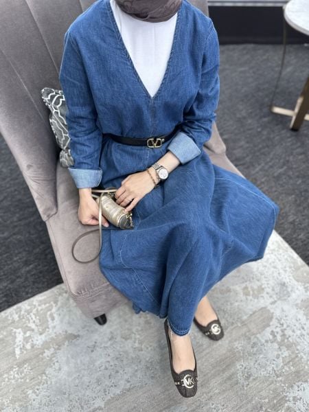 Zara Model Denım Elbise