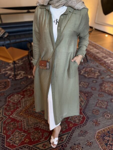 Modal Gömlek Yeşil