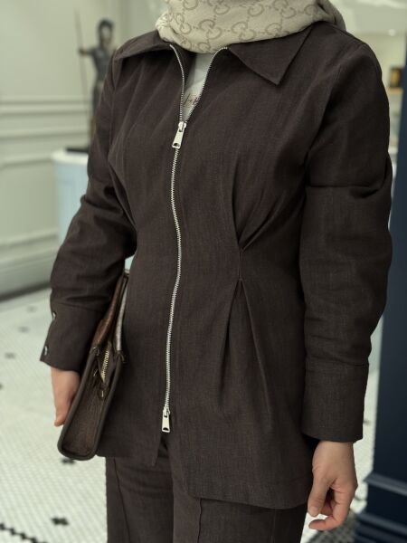 Lena Takım Kahverengi