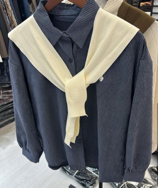 Triko atkılı gömlek