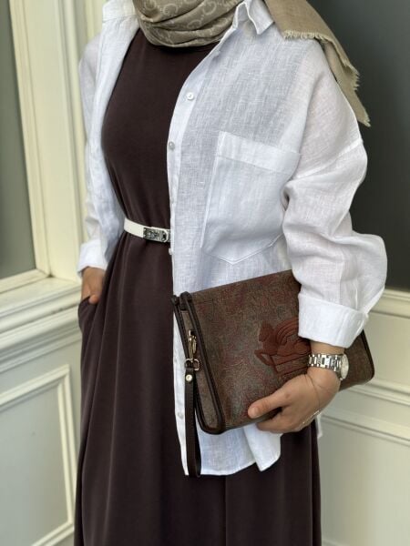 Massim* Elbise Kahverengi