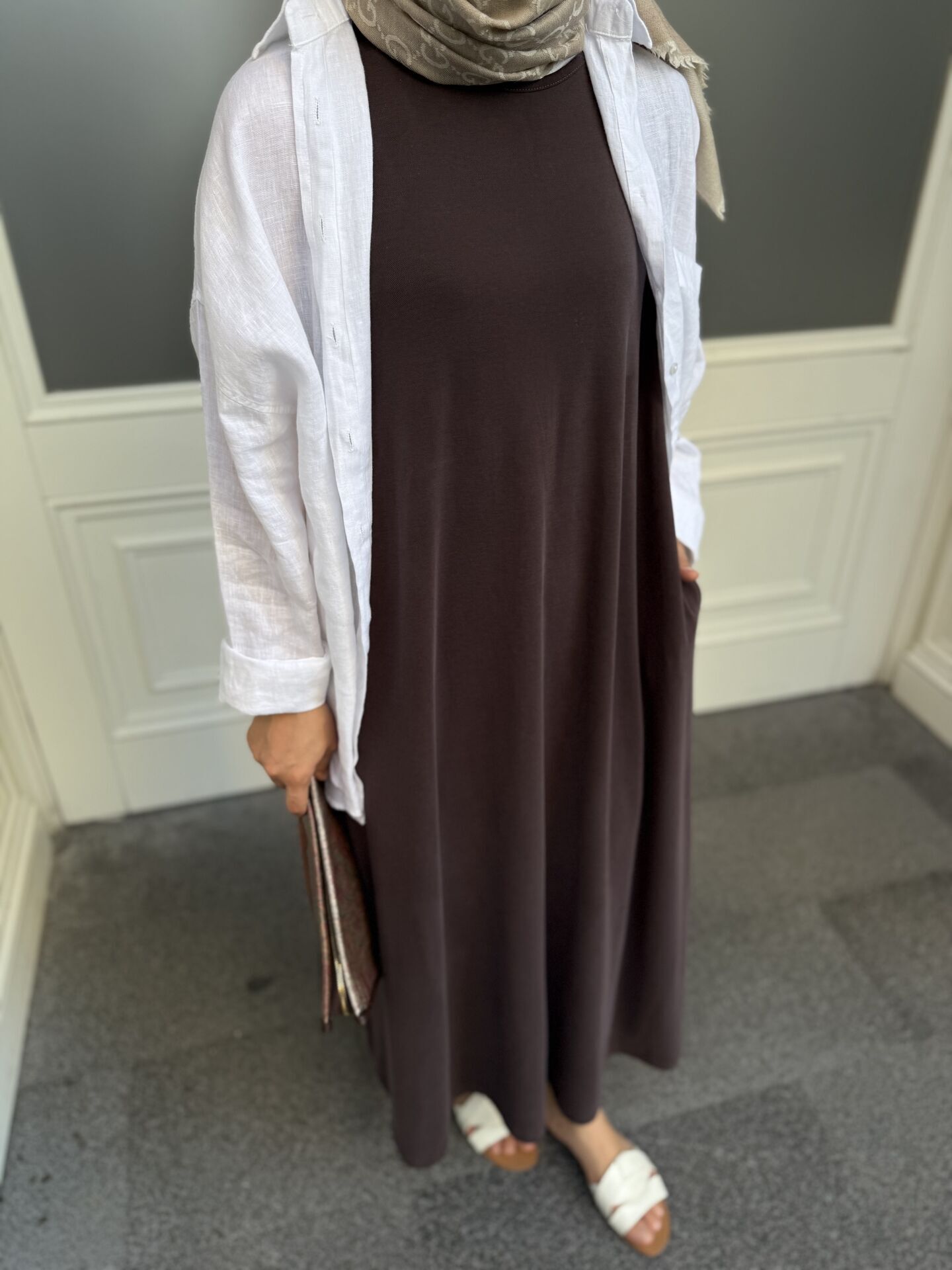 Massim* Elbise Kahverengi