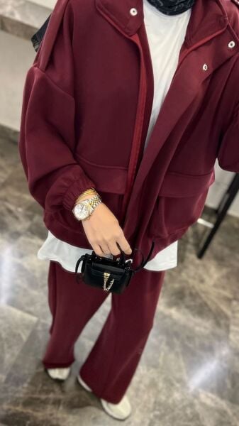 LENA OYSHO Takım Bordo