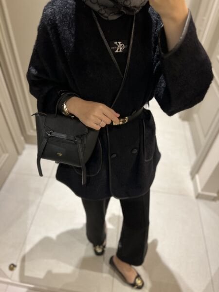 Pera Angora Hırka / Siyah / ÖN SİPARİŞ