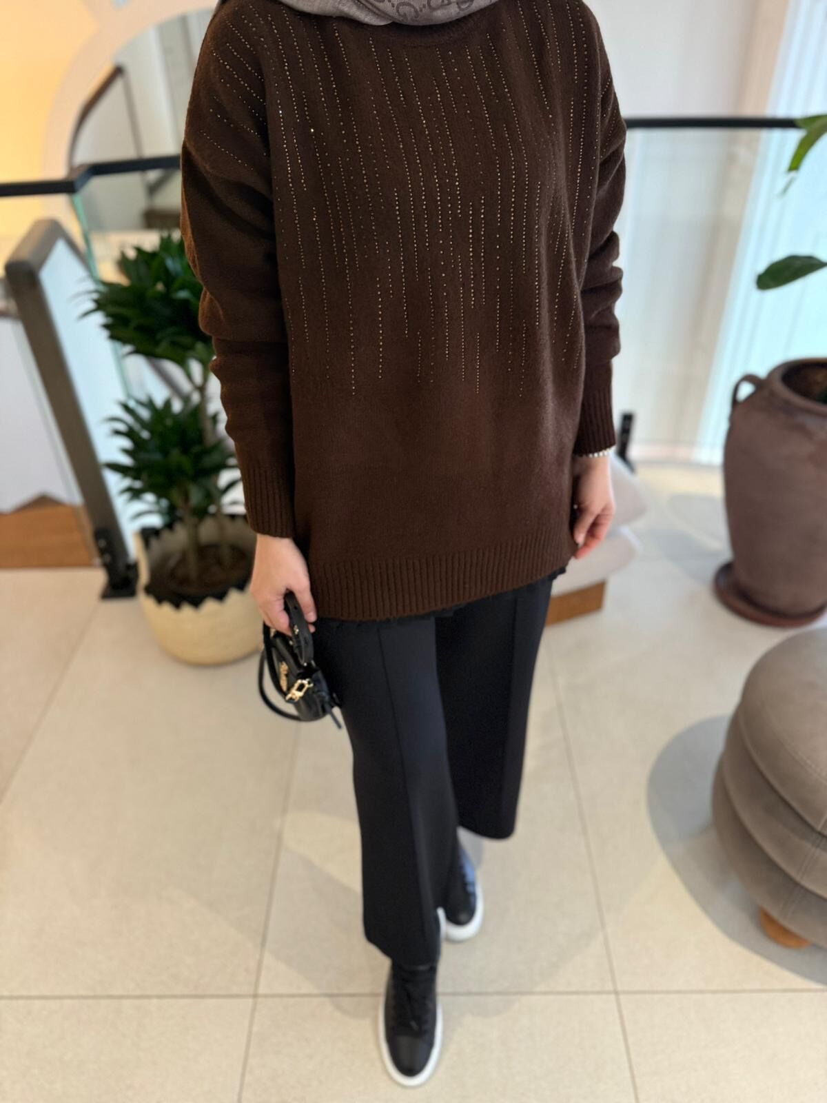 Işıltılı Kazak Kahve