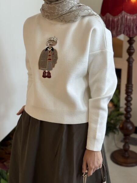 Nakış / Krem Kazak