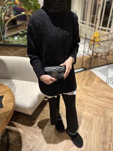 Ossy Simli Kazak Siyah