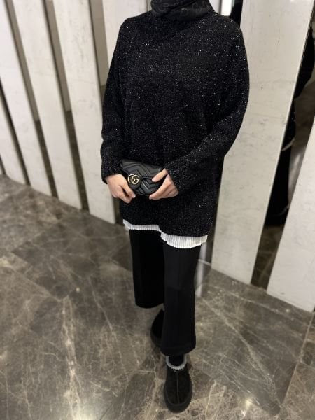 Ossy Simli Kazak Siyah