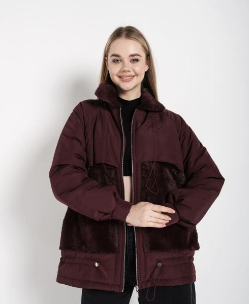 Hera kürk detaylı mont / ÖN SİPARİŞ