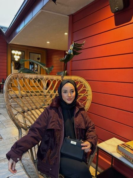 Hera kürk detaylı mont / ÖN SİPARİŞ