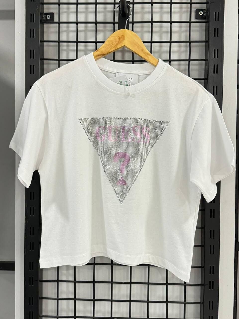 Gu*s üçgen taşlı Tshirt