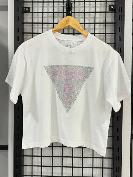Gu*s üçgen taşlı Tshirt