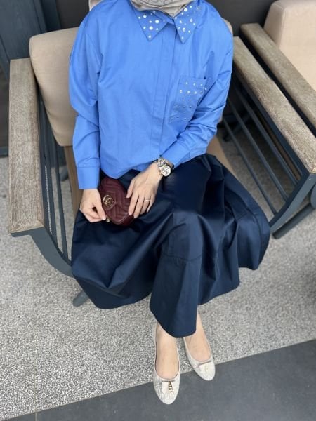 Pamuk saten etek