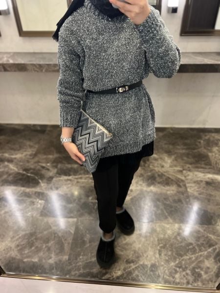 Çimalı Havuç Pantolon Siyah