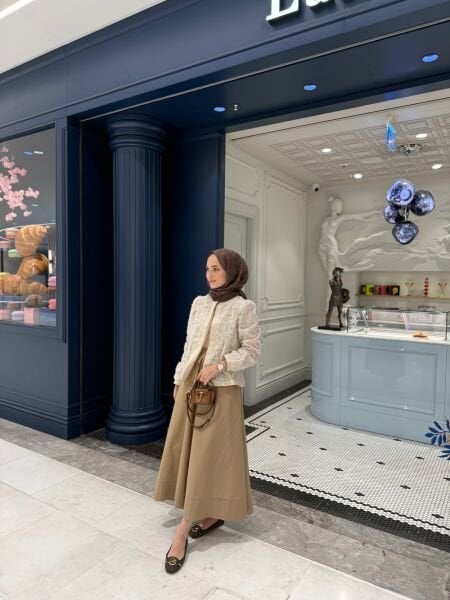 İthal Çiçek kabartmalı ceket