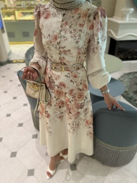 İthal DESENLİ Elbise