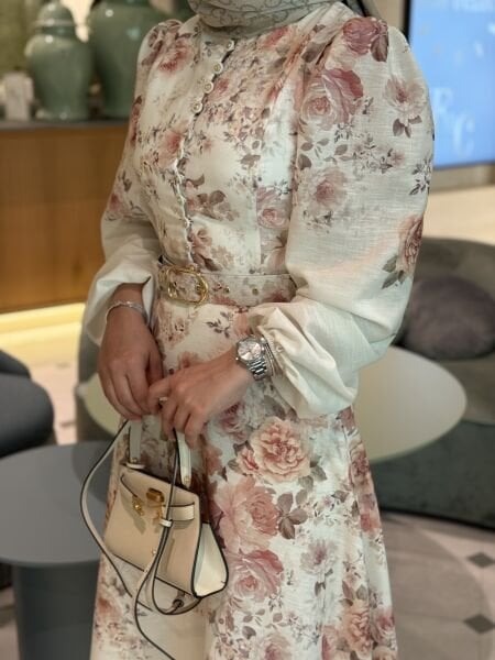 İthal DESENLİ Elbise