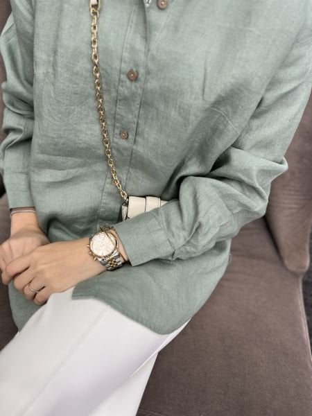 Zara Model Keten Gömlek