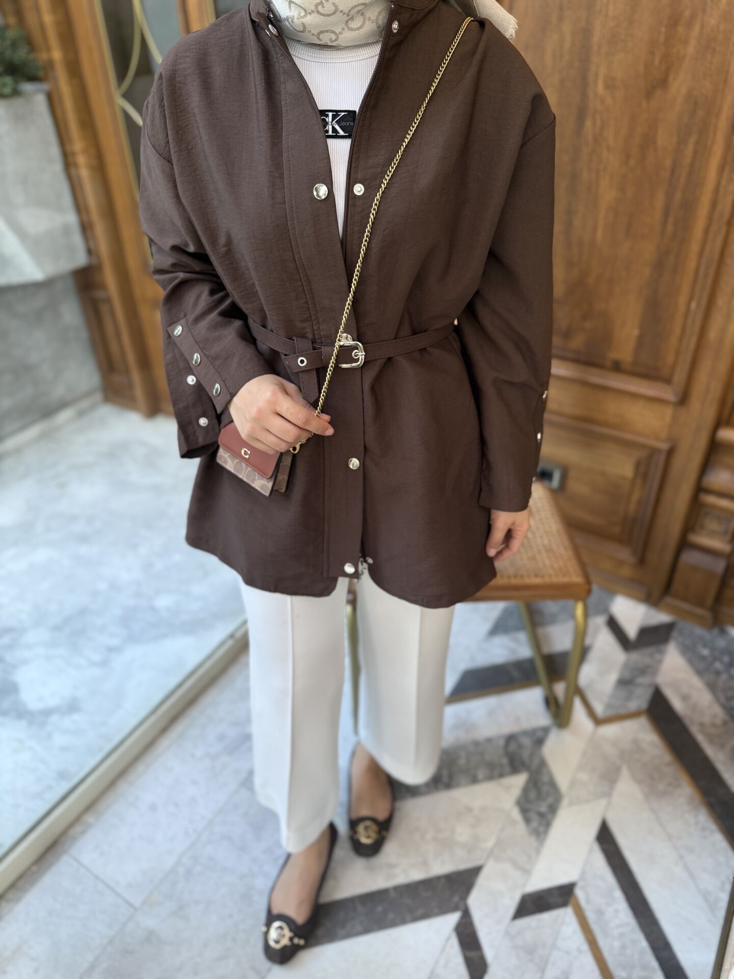 Cupra Kumaş Kap Kahverengi