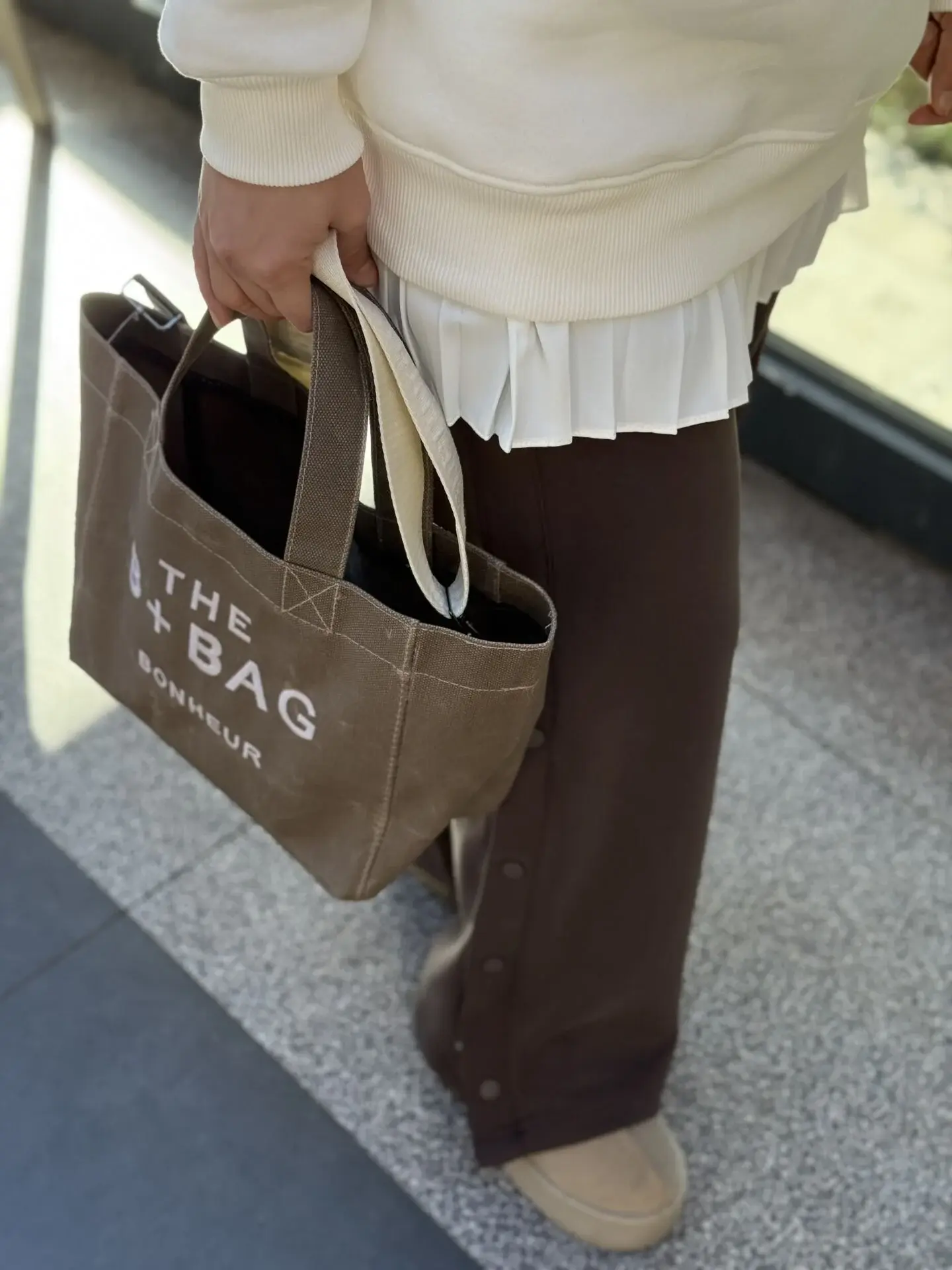 Oysh* Çıtçıt kahverengi pantolon