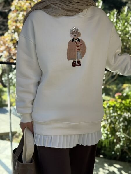 Sweatshirt Nakışlı