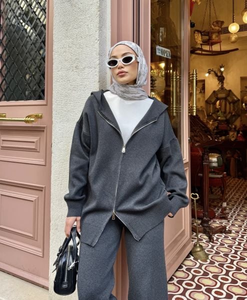 Çelik Örme Takım / Antrasit