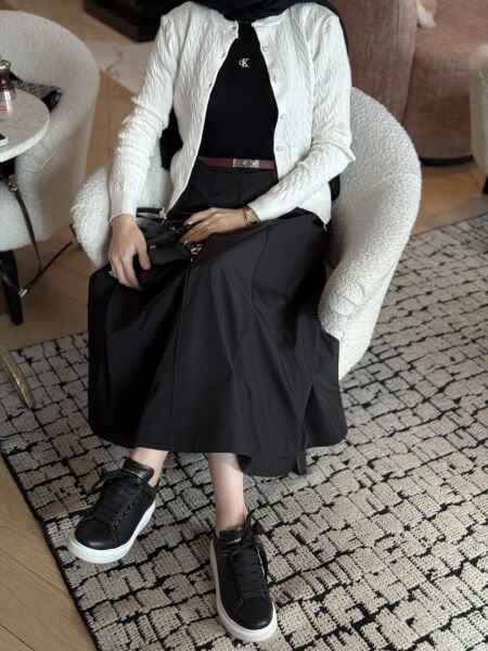 Bym parçalı etek / SİYAH - ÖN SİPARİŞ