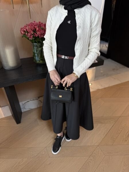 Bym parçalı etek / SİYAH - ÖN SİPARİŞ