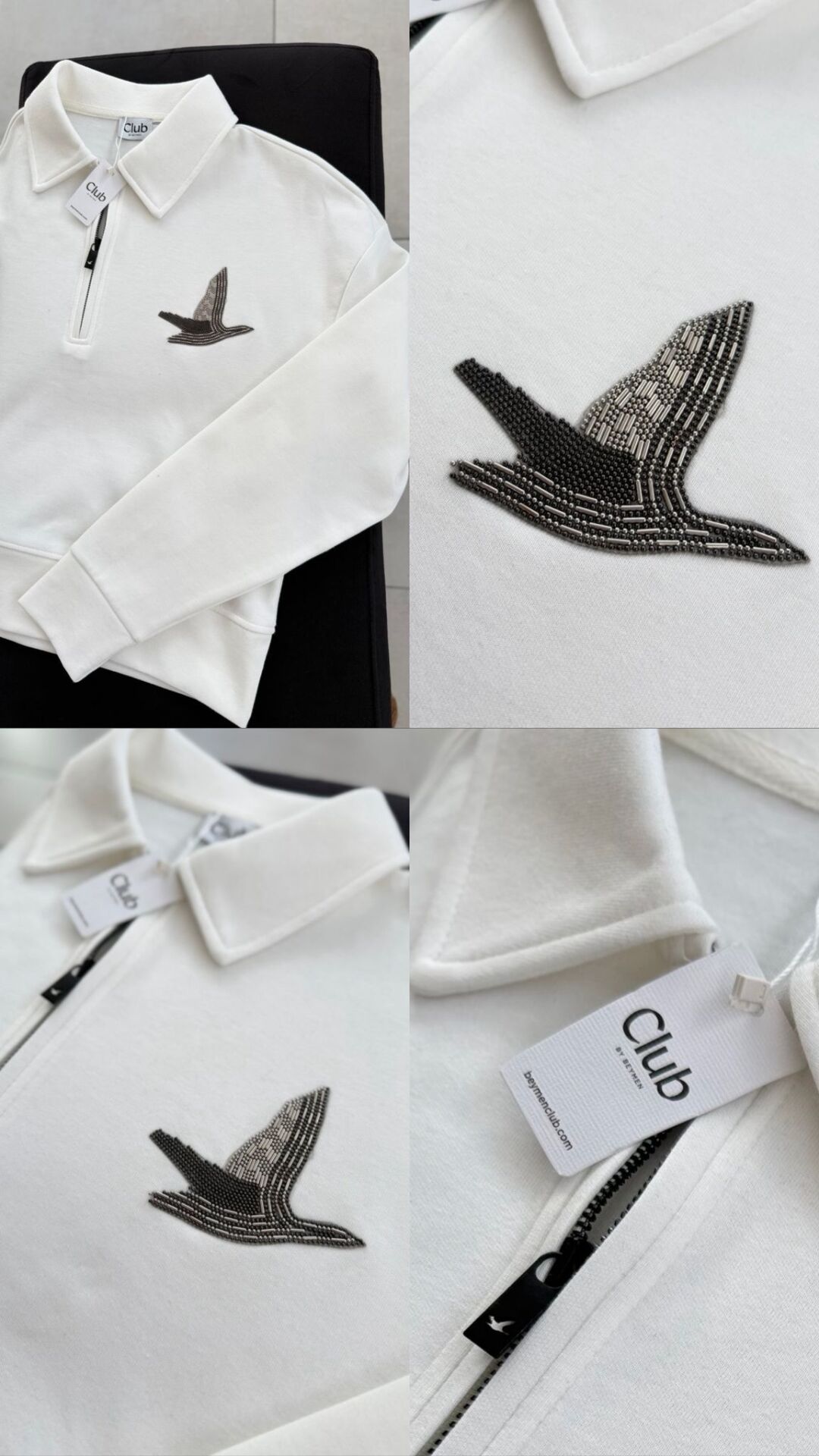 Bym Sweatshirt Beyaz