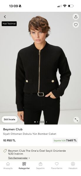 Bym çift Fermuar triko