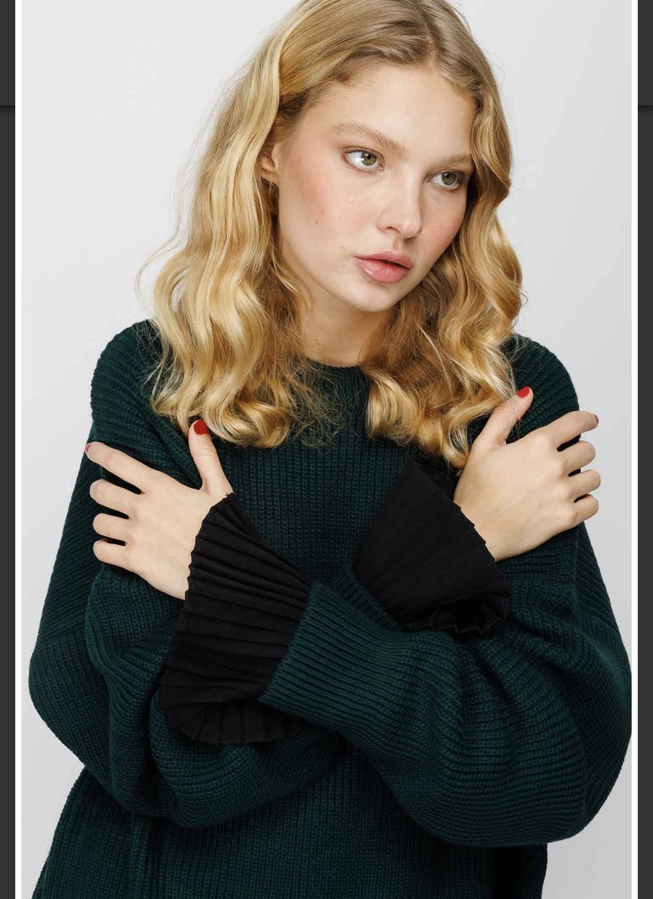 PİLİSELİ KREP SEYYAR MANŞET - SİYAH