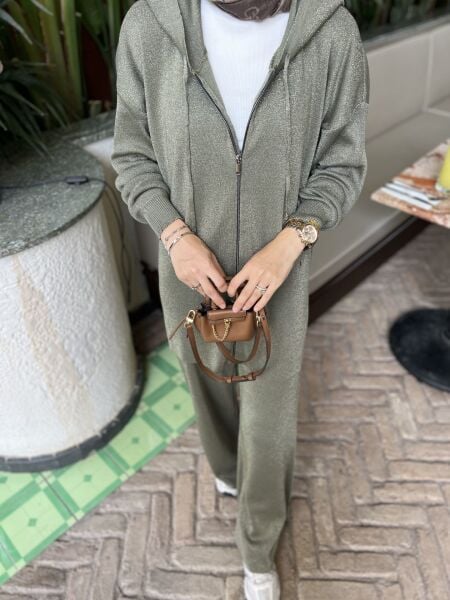 Simli merserize takım haki