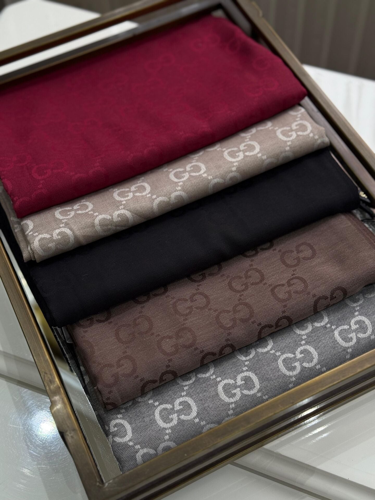 Gg desen yün pamuk şal