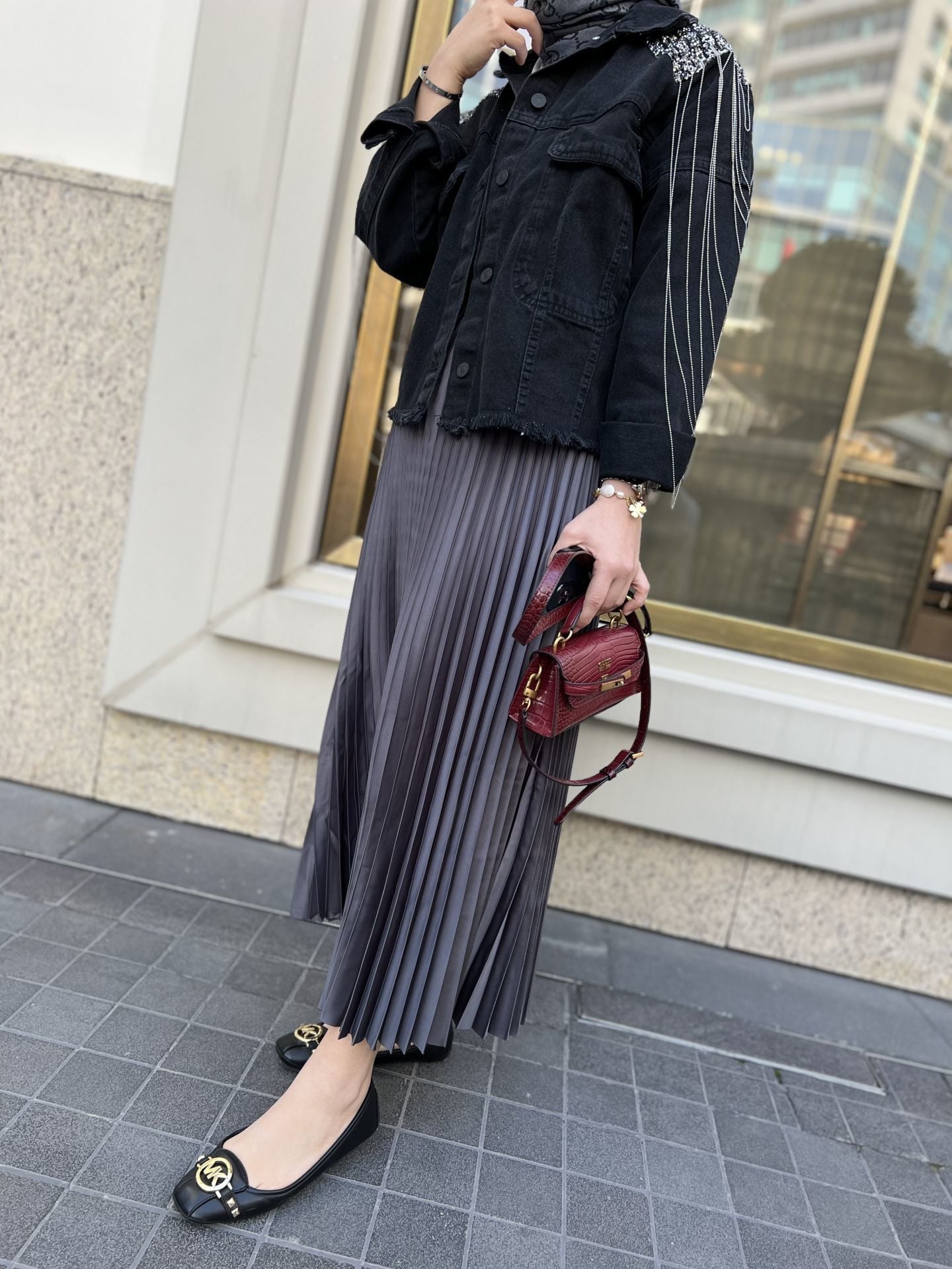 Antrasit Pilili Etek