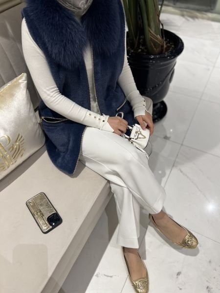 Angora Yelek Laciverrt