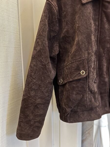 Süet bomber ceket