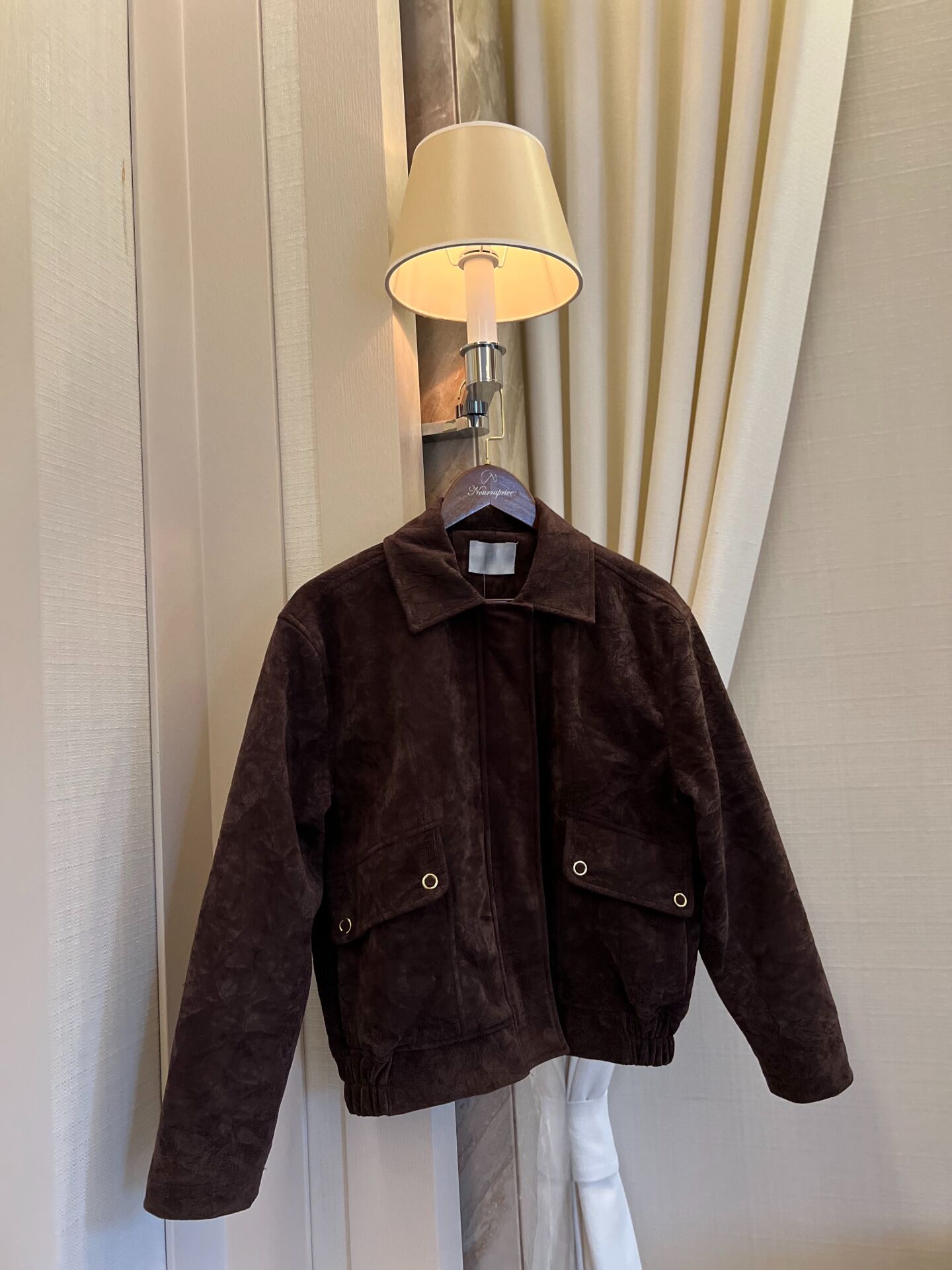 Süet bomber ceket